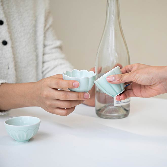 Koryo celadon, glasses, souvenir