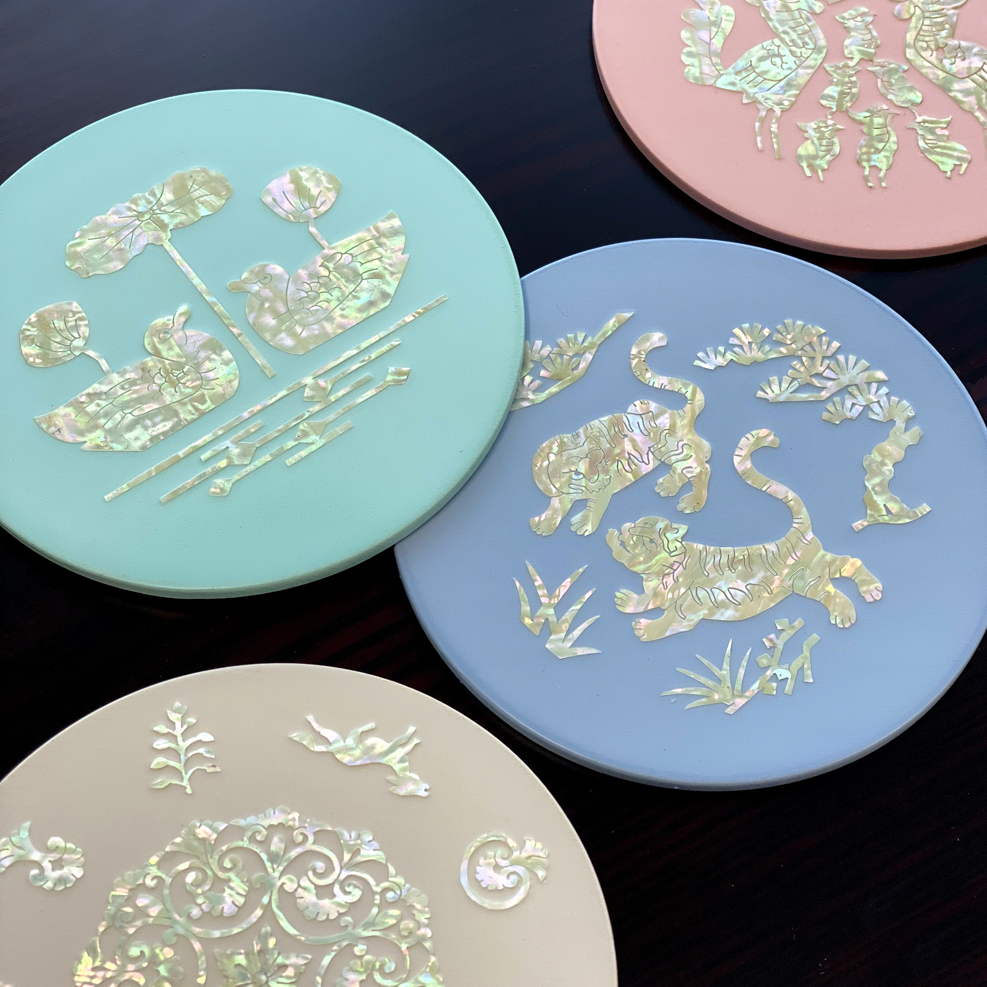 Korean Mother-of-Pearl_coaster